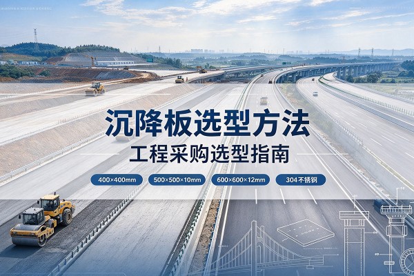托克逊沉降板选择方法